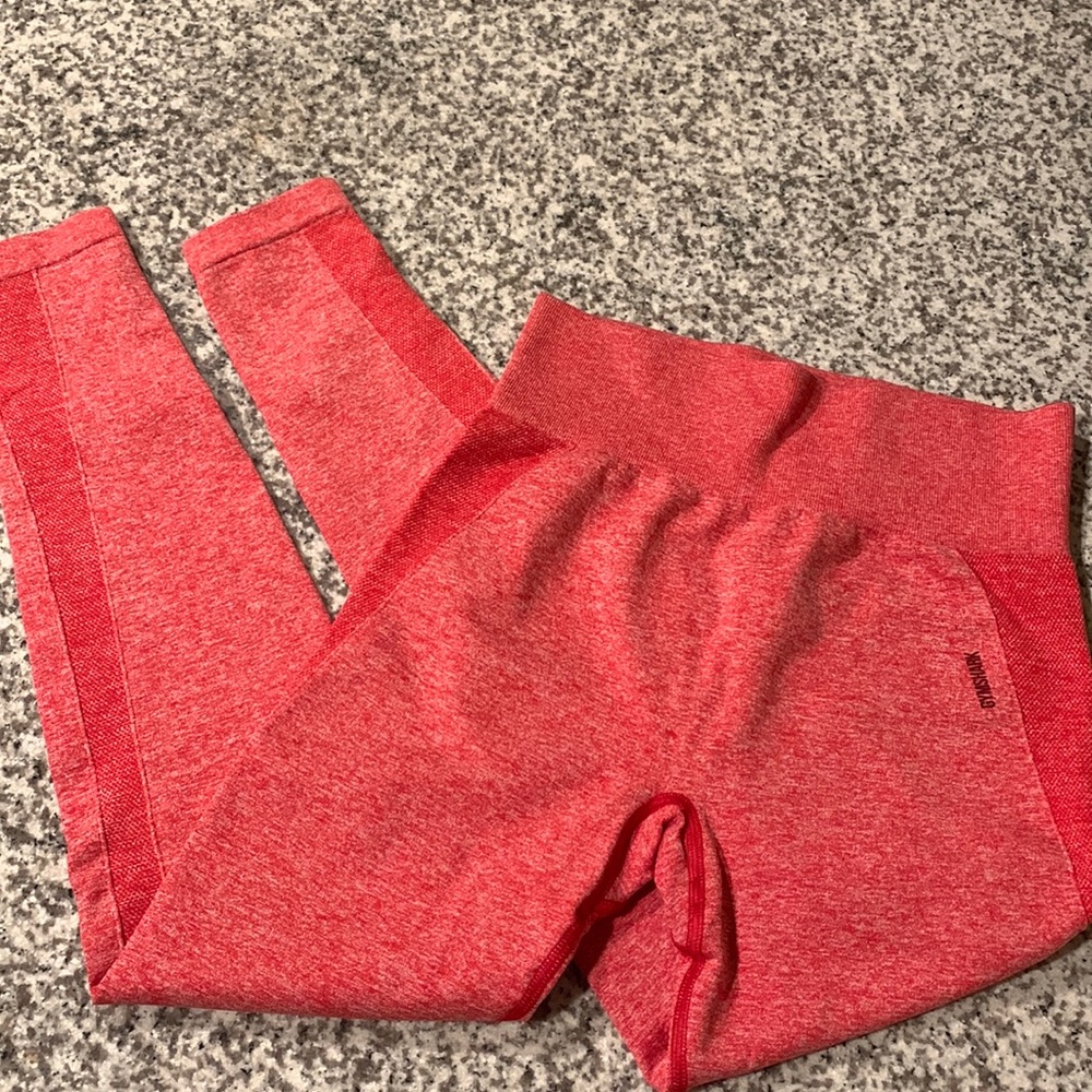 Gymshark Limited Edition Red Marl Leggings